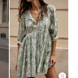 Daughters Of India Kyra Mini‎ Dress- Jade